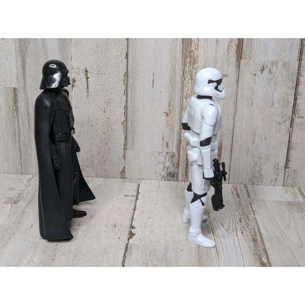 2016 Hasbro Star Wars ROTJ Action figures Darth Vader & First Order Stormtrooper